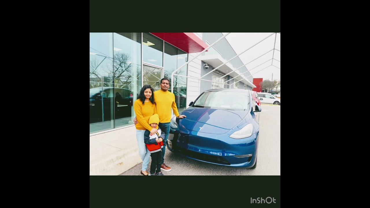 Finally got our Tesla model Y 😂🤩😎🥳🎉 #exited #tesla #trending #puja #teslamodely