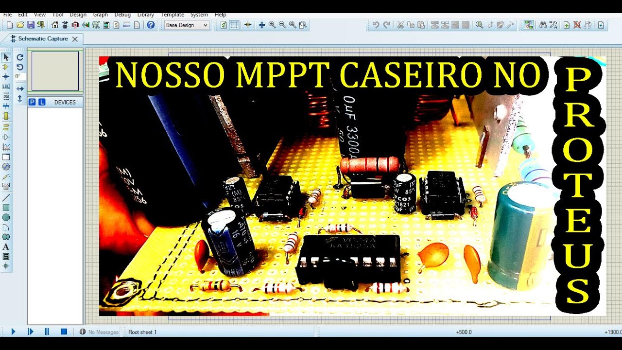 Nosso MPPT Caseiro no Proteus