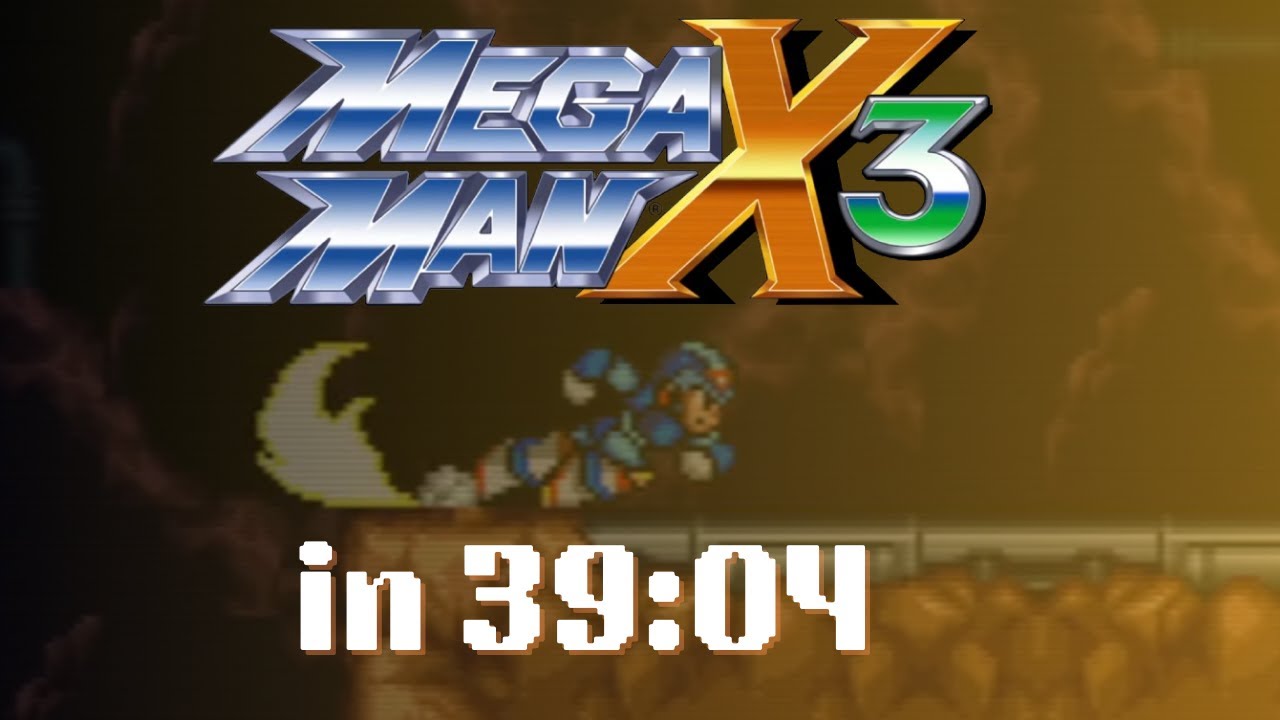 Mega Man X3 Any% Speedrun за 39:04 (БЫВШИЙ МИРОВОЙ РЕКОРД)