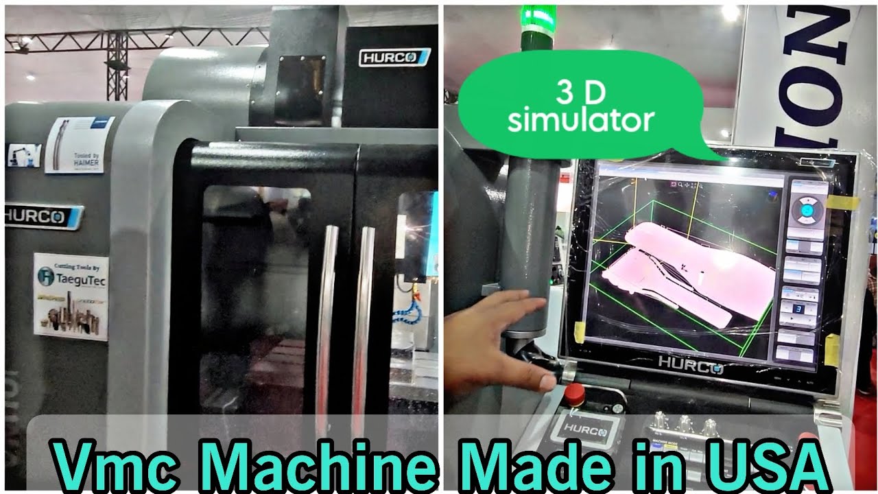 HURCO INDIA PVT LTD || 10000 HIGH RPM VMC MACHINE WITH NEW 3D TOUCH CONTROL FULL INFORMATION VIDEO