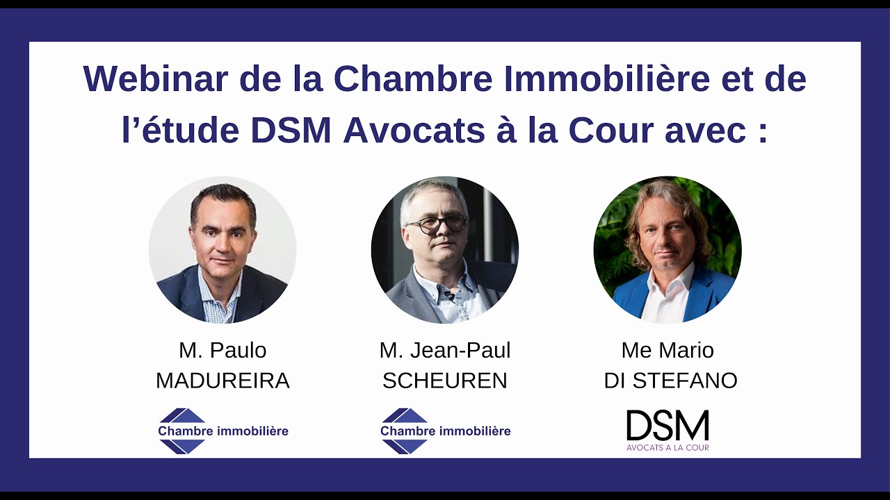 Webinar Syndic et énergies renouvelables par la Chambre Immobilière & DSM Avocats à la Cour