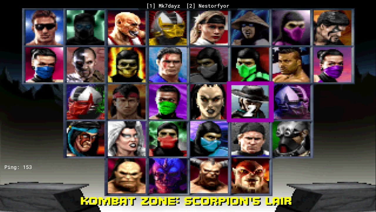 Mortal Kombat Trilogy Online On Arkadyzja - Of Course He Runs To Smoke LOL