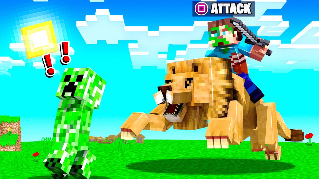 How To TAME a PET LION In Minecraft!