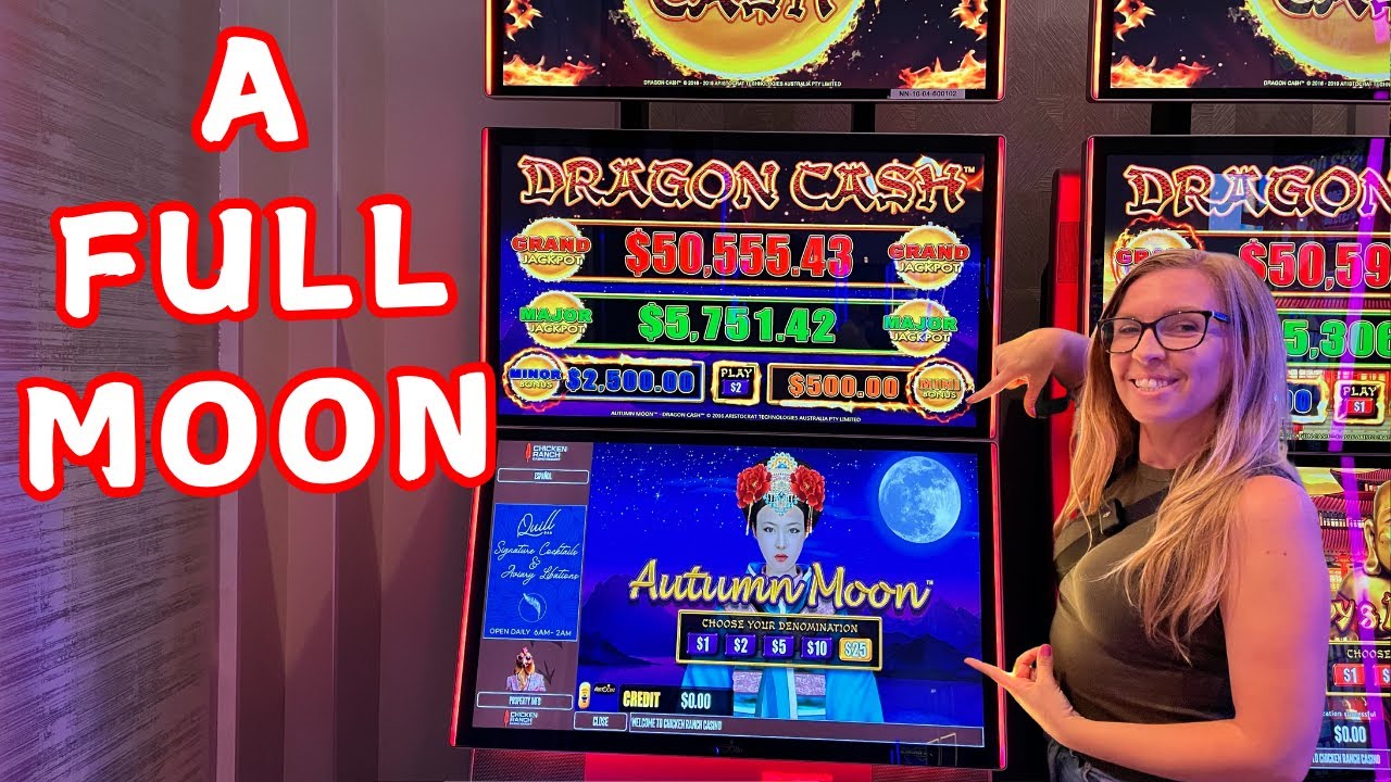 OMG!! WE HAD AN EPIC RUN!! WHILE CHASING FULL MOONS... PLAYING DRAGON CASH AUTUMN MOON..BUCKLE UP!!