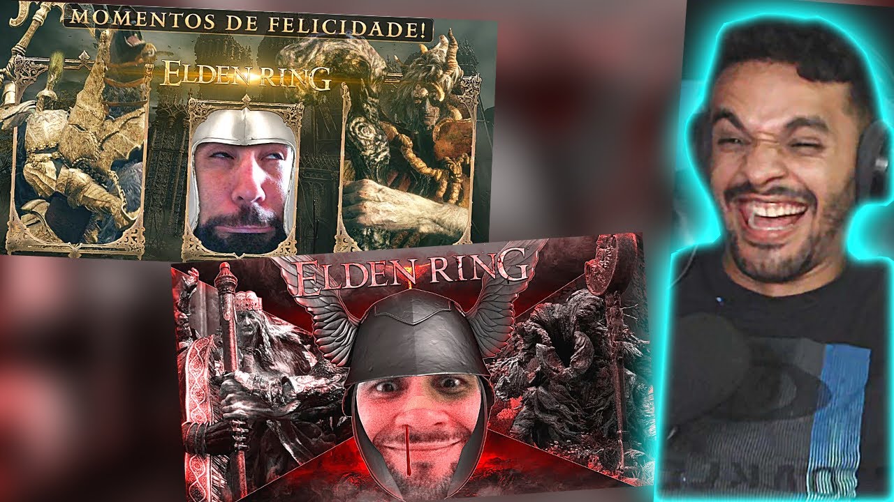 react smzinho momentos de felicidade do jogo elden ring parte 1 e 2