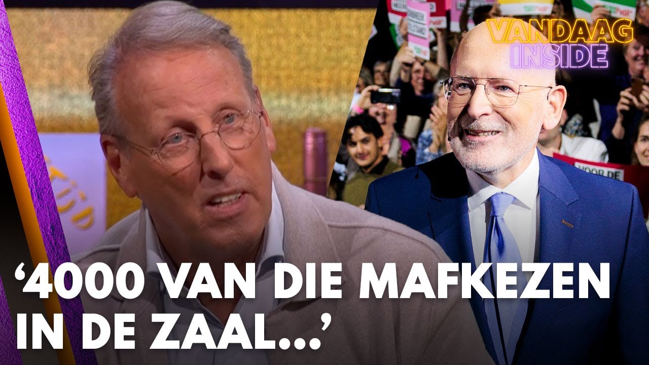 Chris Woerts over partijcongres GroenLinks-PvdA: '4000 van die mafkezen in de zaal...'