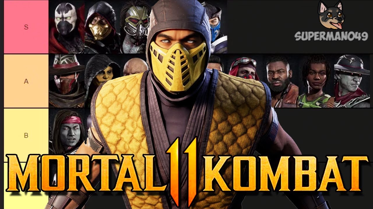 THE ULTIMATE MORTAL KOMBAT 11 TIER LIST! - Mortal Kombat 11: The Most Fun Character Tier List