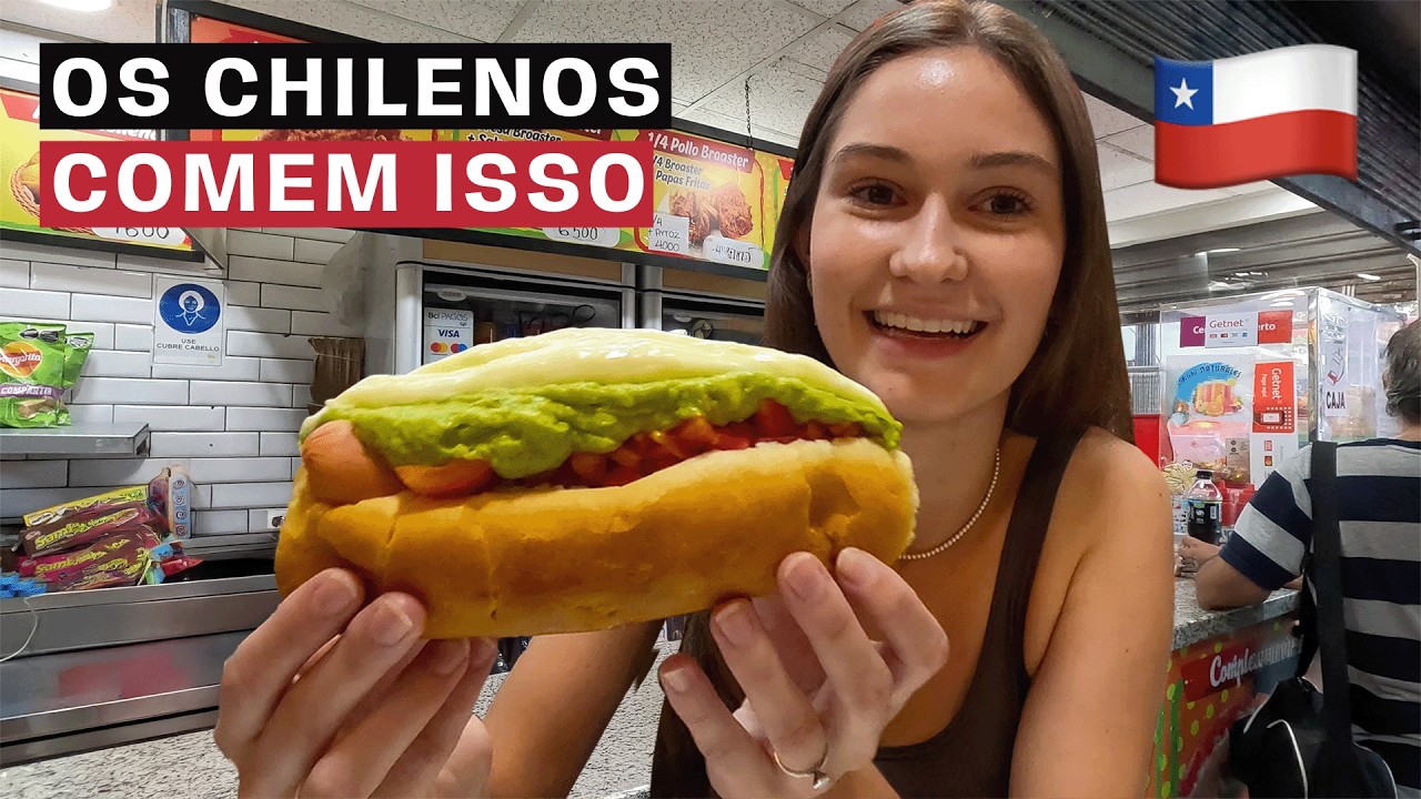 PROVANDO COMIDA DE RUA NO CHILE - Santiago  I Ep. 8
