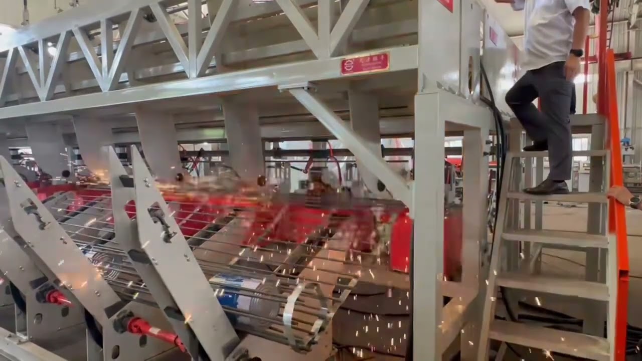 High-Speed Rebar Carpet / Roll Mat Production Line