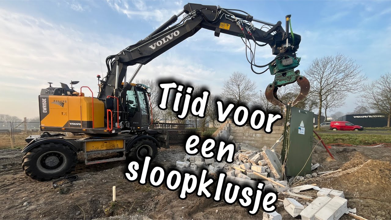 P.E.N Huisje Slopen Met De Volvo EWR150E (#116)
