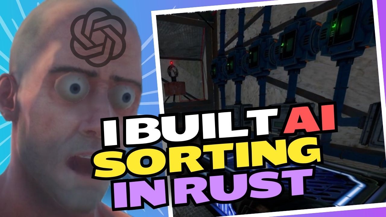 I Built AI Sorting IN Official Vinalla Rust