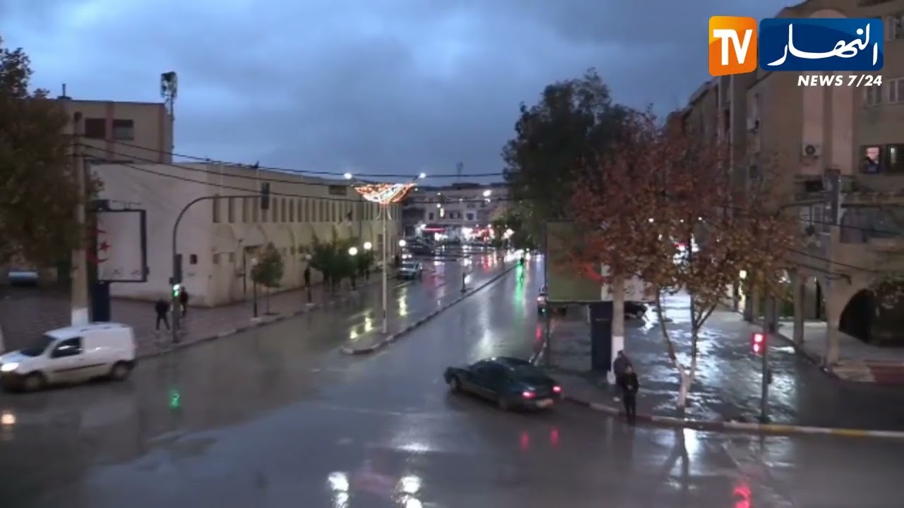 تيسمسيلت.. تساقط أمطار غزيرة على الولاية