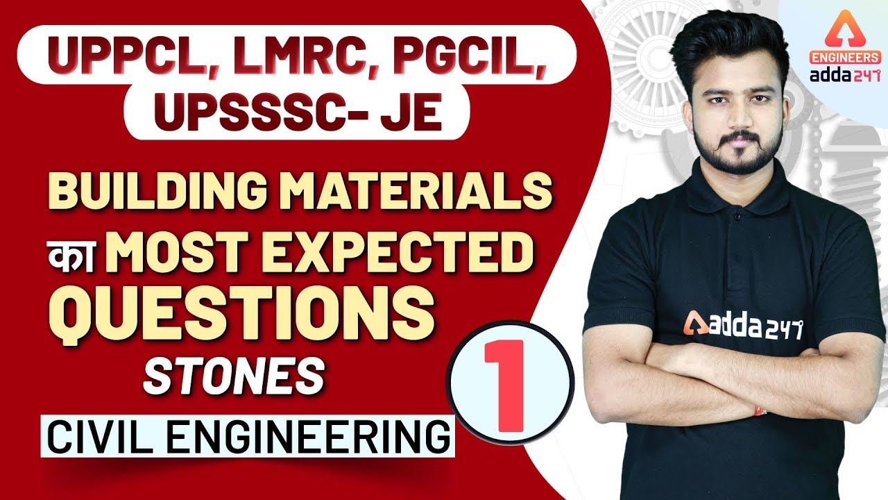 SSC JE | UPPSC AE | Civil Engineering | BMC Questions- Stones | Building Materials And Construction