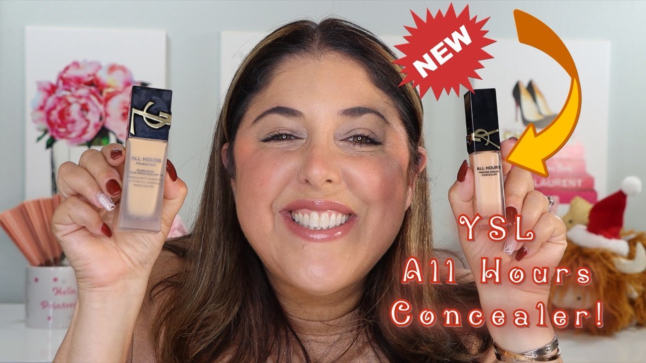 NEW YSL All Hours Creaseless Precise Angles Concealer!