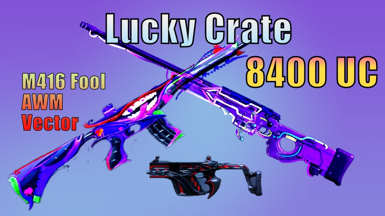 I got M416 Fool | Lucky Crates opening | PUBG Mobile | War Shinda | AWM Mauve | Vector Blood tooth
