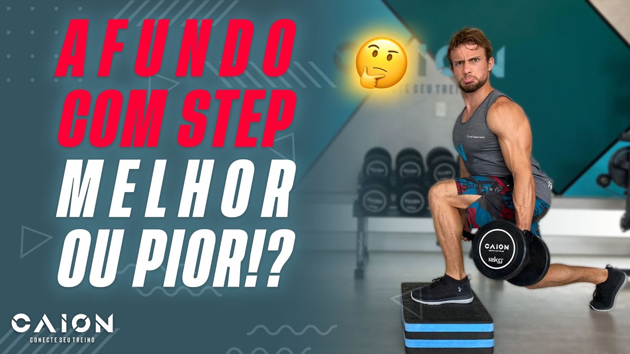 Melhor técnica para DEFINIR as PERNAS | Afundo: exercício para COXAS e GÚTEOS