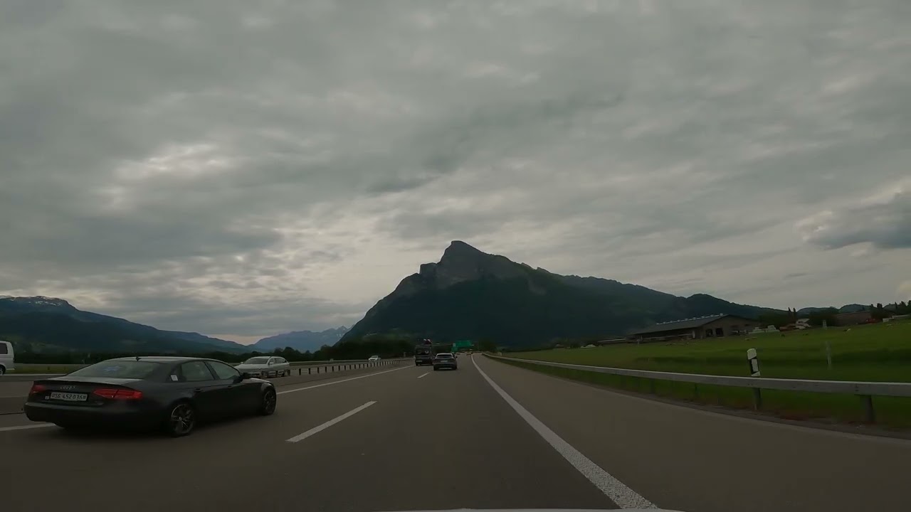 Pt15: 4K Road Trip Europe | Virtual Cycling Adventure from Innsbruck to Basel Scenic Mountain Drive