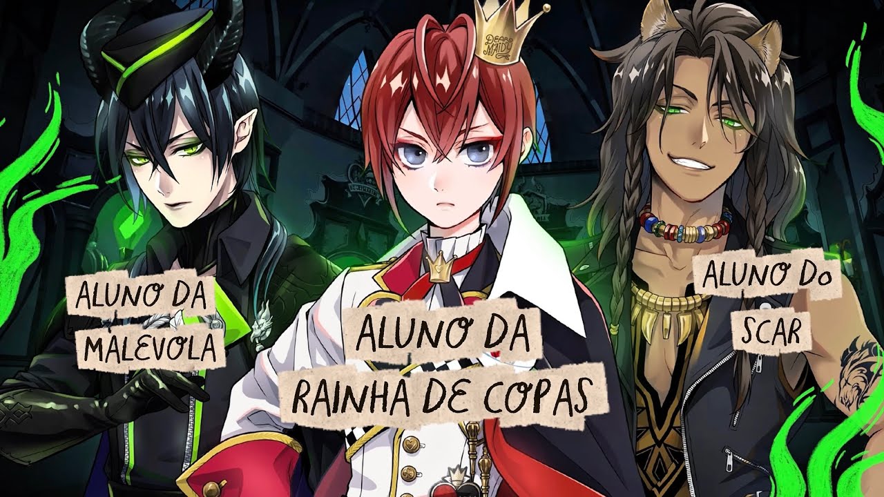 DESENHO da ESCOLA DOS VILÕES DA DISNEY???? 👀  - Tudo sobre Twisted Wonderland