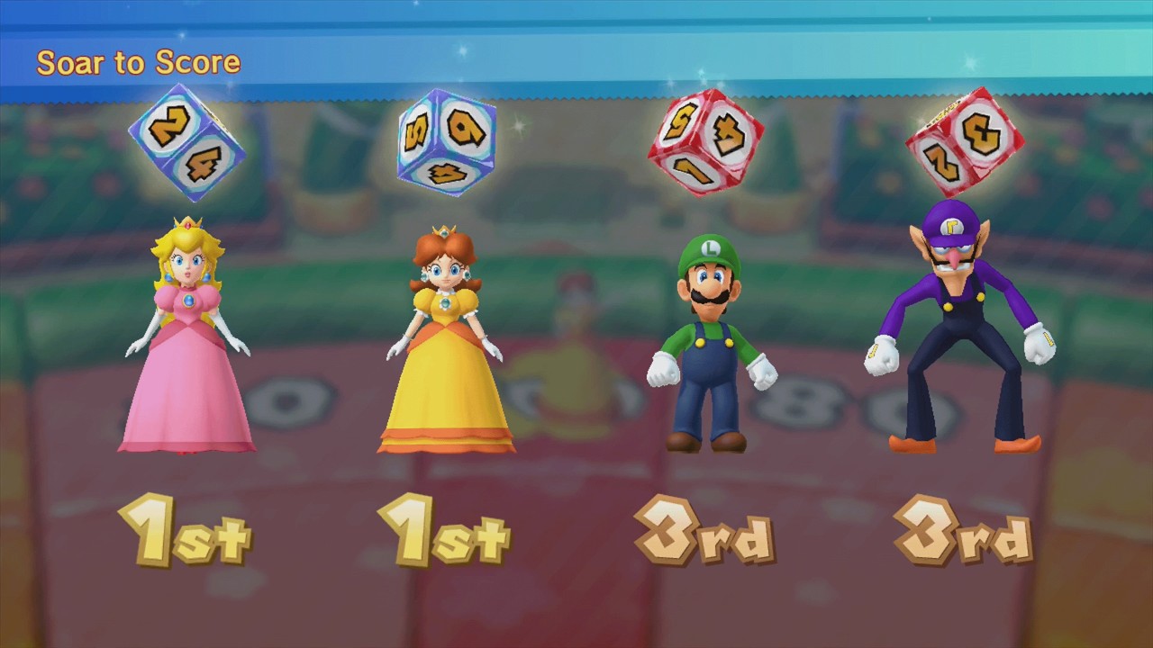 Mario Party 10 - Luigi vs Peach vs Waluigi vs Daisy - Whimsical Waters
