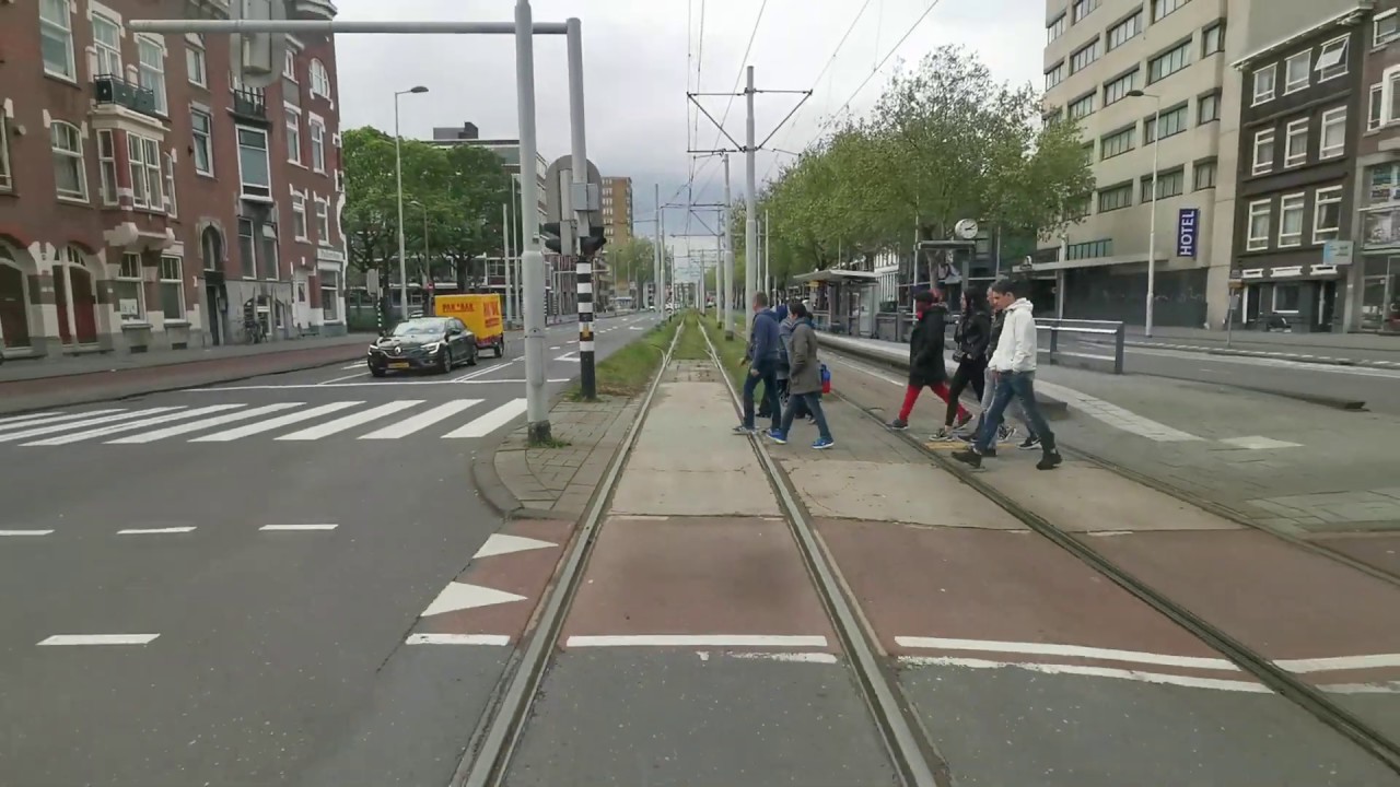 [Tram Cab Ride] Rotterdam Tramlijn 25 / Schiebroek ➡ Carnisselande