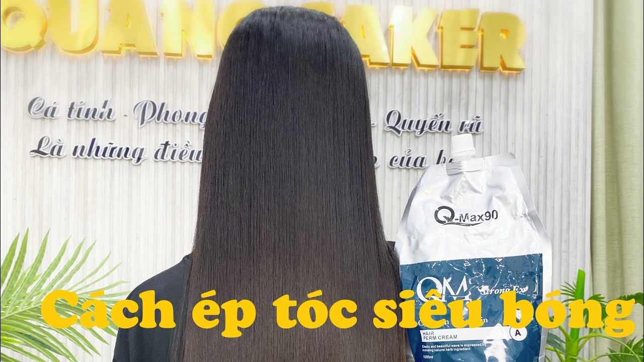 Cách duỗi tóc siêu bóng