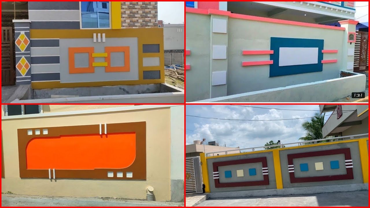 Letest Compund Boundary Wall Design || Best Modern Beautiful Boundary Wall Design ideas