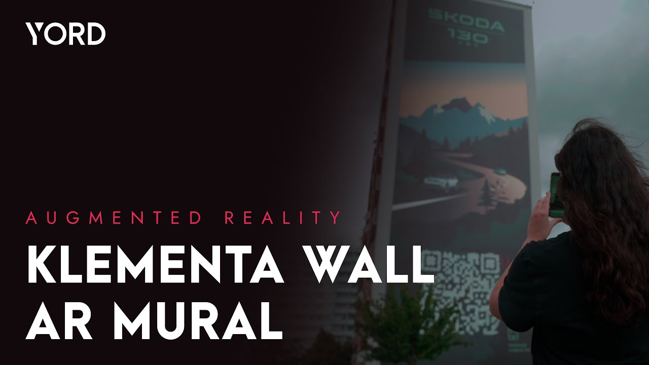 Klementa Wall WebAR: Interactive Mural by &Scaron;koda | YORD Studio