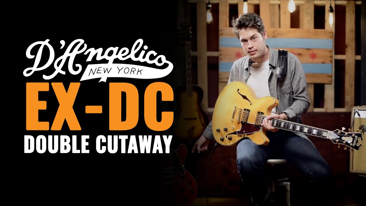 D'Angelico EX-DC Double Cutaway | CME Gear Demo | Andrew Wittler