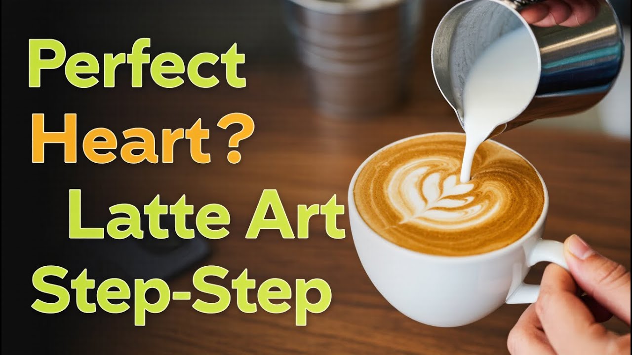 How to Pour the Perfect  Latte Art (Step-by-Step Tutorial)#latteart #coffeeart #barista #coffee