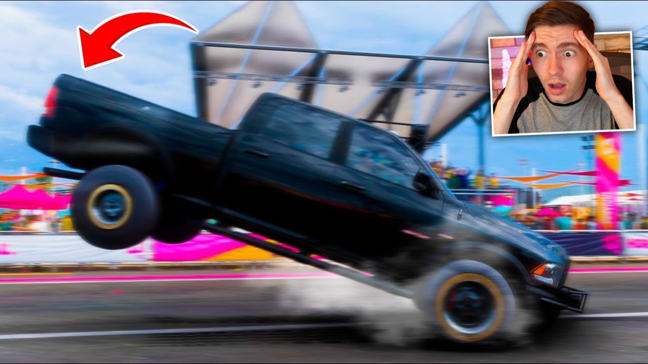 FORZA HORIZON 5 - EMPINEI DE RÉ uma DODGE RAM DE 1000hp!!!