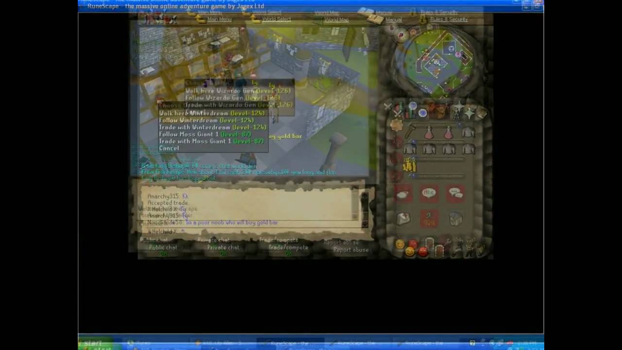 Runescape Famous People Part 9 (W, X, Y, Z)