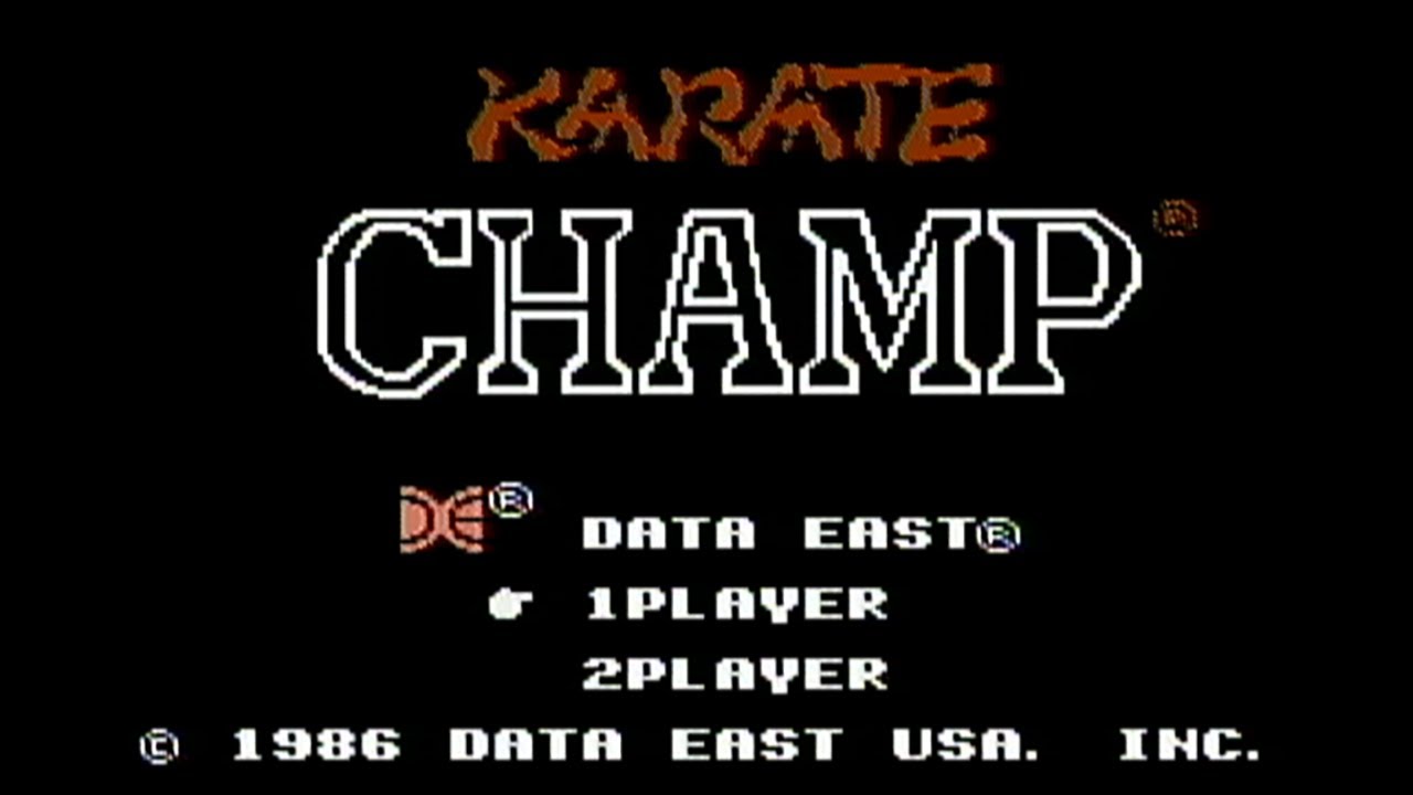 Karate Champ (Data East, 1986) - NES Gameplay