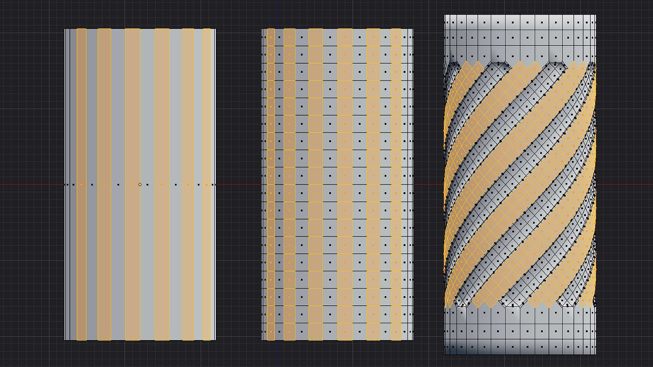 Grid Twirl - Mesh Trick in Blender