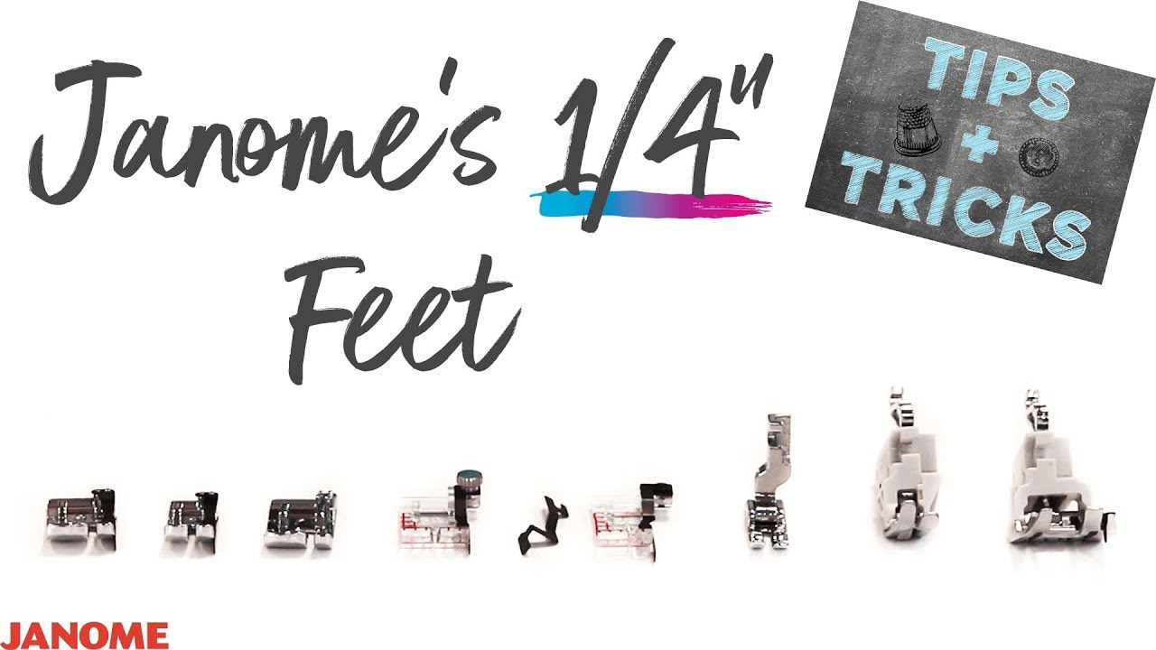 Tips + Tricks: Janome's 1/4