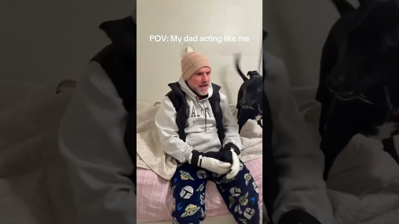Папа ведёт себя как дочь 🧒 #дочьиотец #смешно #смешноевидео #развлечения #смешныемоменты