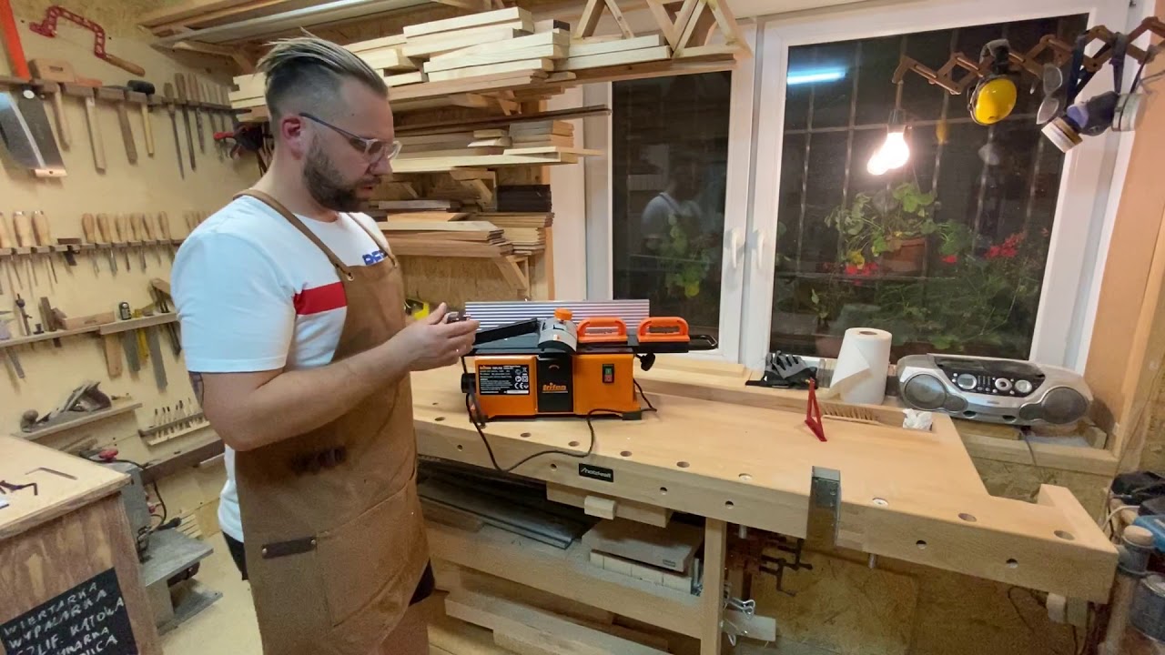 Strugarka/wyrówniarka stołowa Triton TSP L152. Triton bench planer jointer TSPL152
