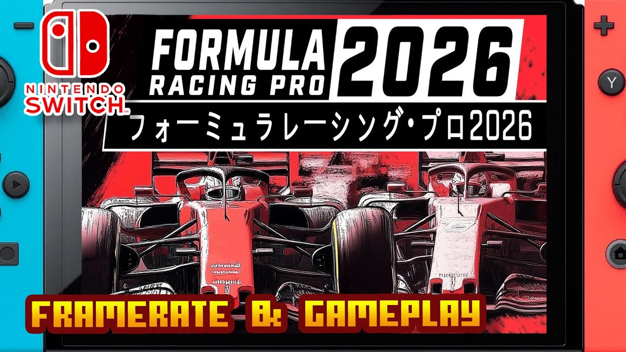 Formula Racing Pro 2026 フォーミュラレーシング・プロ2026 - (Nintendo Switch 1) - Framerate & Gameplay - 4K