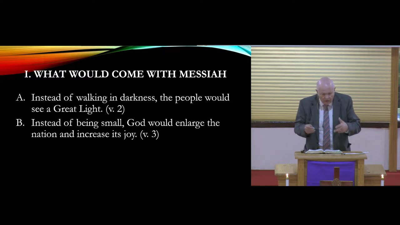 Isaiah 9:1-7 The Character of the Savior
