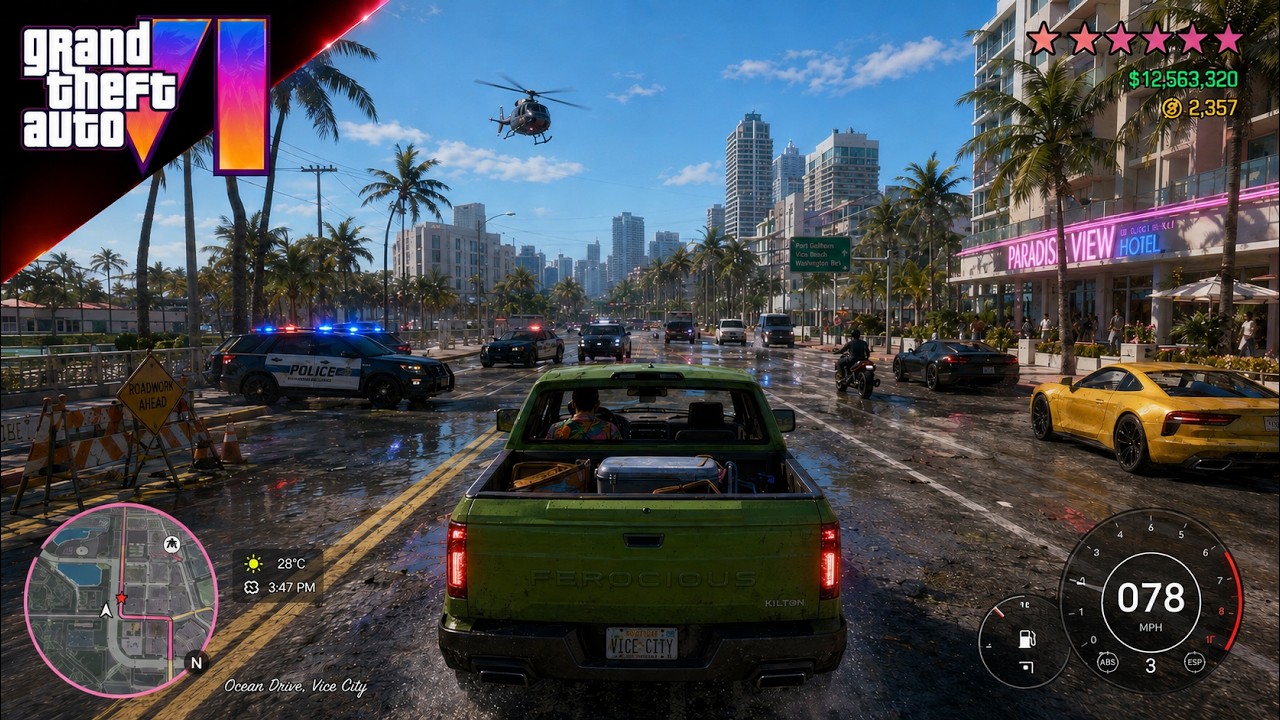 GTA 6 NEW Gameplay Leak, Jason Driving, All Details, Car Fuel, Trailer 3 Leaks (Grand Theft Auto VI)