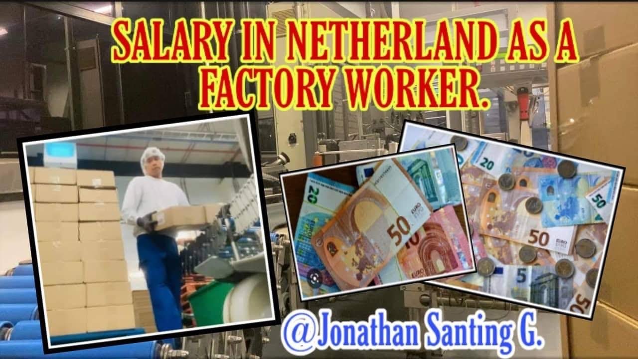 HOW MUCH SALARY HERE IN NETHERLAND AS A FACTORY WORKER?| OFW IN NETHERLAND | Jonathan Santing G.