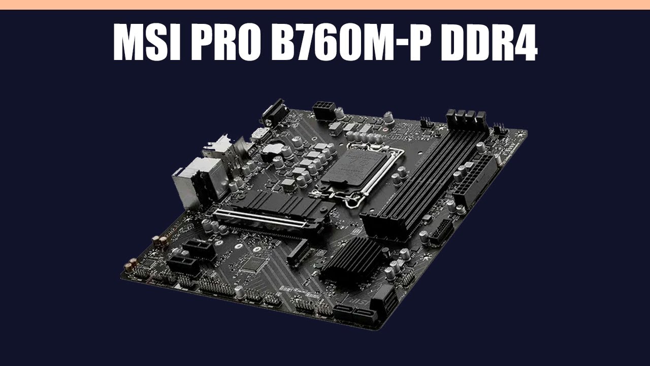 Материнская плата MSI PRO B760M-P DDR4