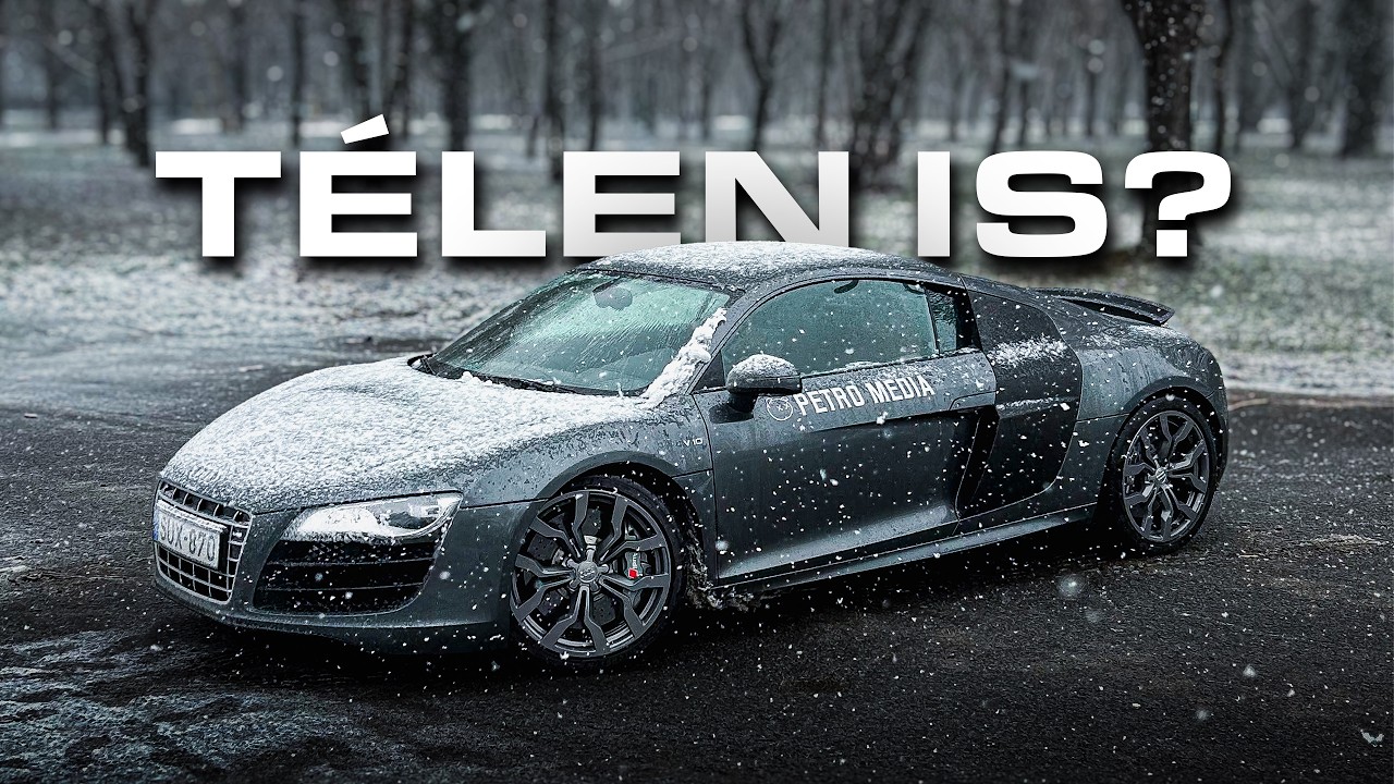 LEHET TÉLEN SPORTAUTÓT HASZNÁLNI?? - AUDI R8 HÓESÉSBEN