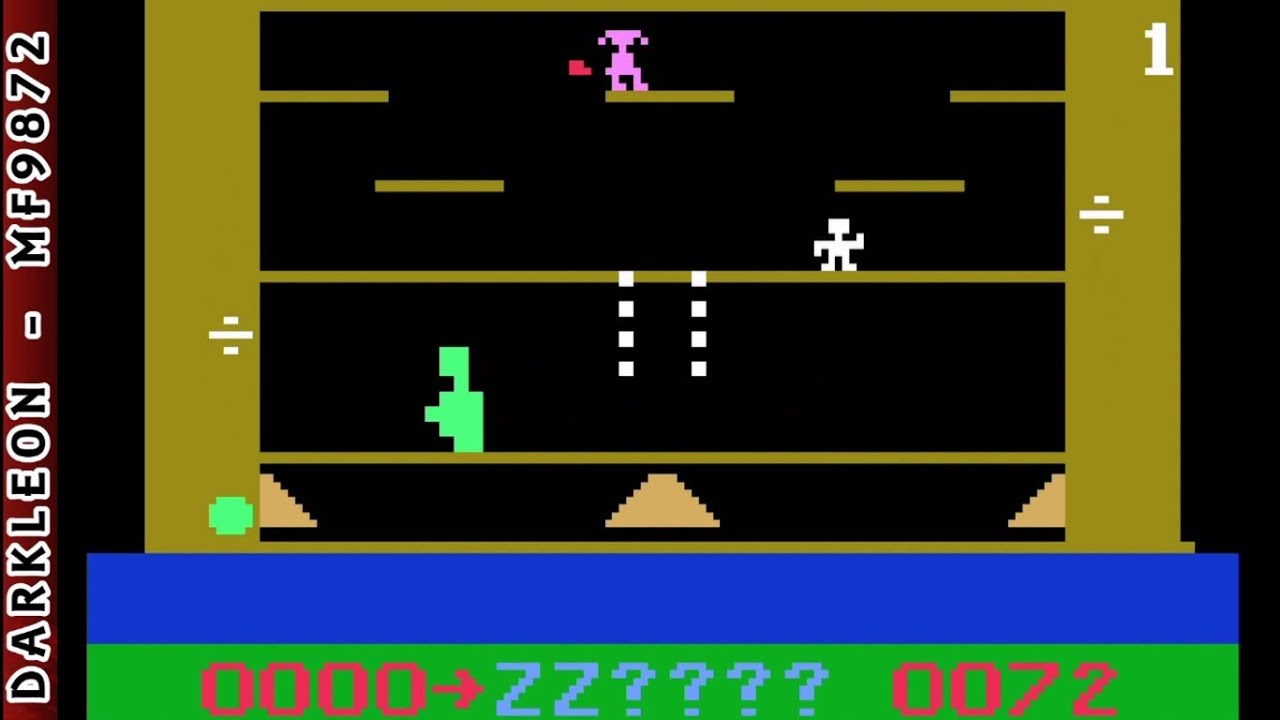 Odyssey 2 - Popeye © 1983 Magnavox - Gameplay