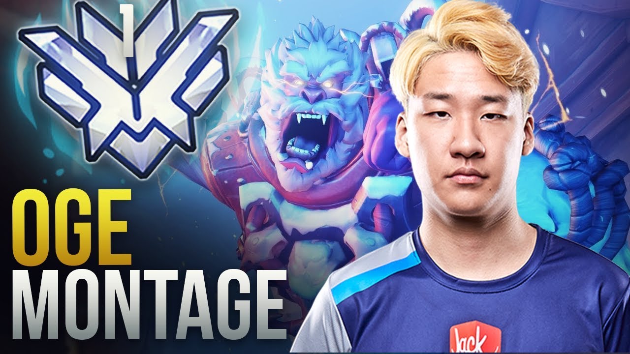 OGE - RANK 1 KOREAN TANK GOD - Overwatch Montage