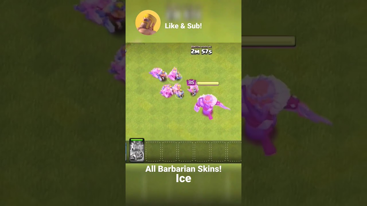 All Barbarian Special Skins! [Clash of Clans]