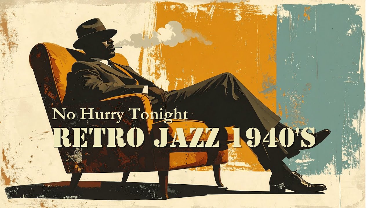 1940's Retro Jazz - No Hurry Tonight | Relaxed Vintage Jazz After Dark