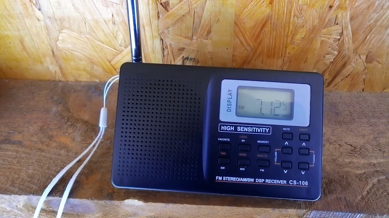 Прием радиолюбителей в ssb на радиоприемник Vbestlife cs-106( Tivdio v-111) на 40 м.