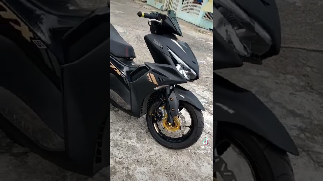 YAMAHA AEROX S V2 2022 KEYLESS BLACK RAVEN..SIMPLE SET UP