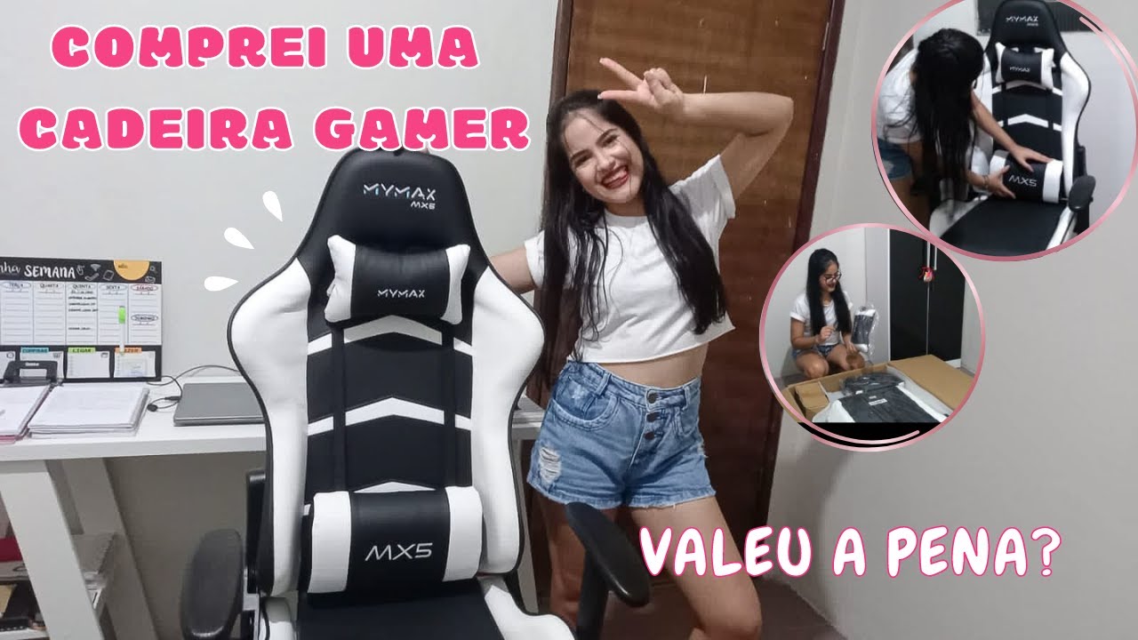 CADEIRA GAMER MX5 MYMAX *UNBOXING*
