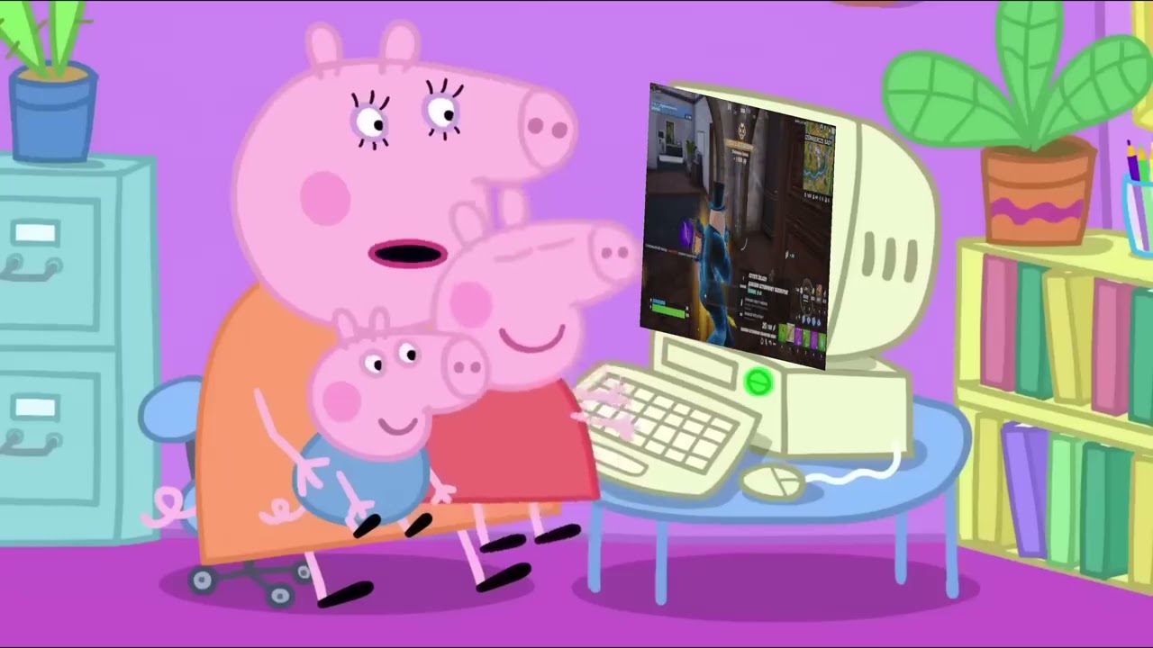 świnka peppa przer&oacute;bka praca